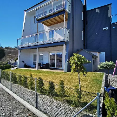 公寓 Bjornestrand Fjordside View 卑爾根